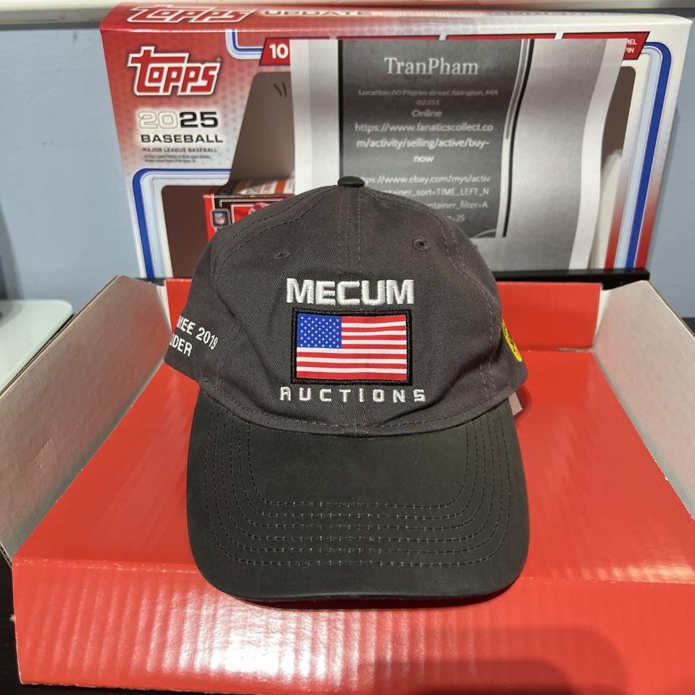Mecum Auctions Kissimmee 2019 Gold Bidder Baseball Cap Hat